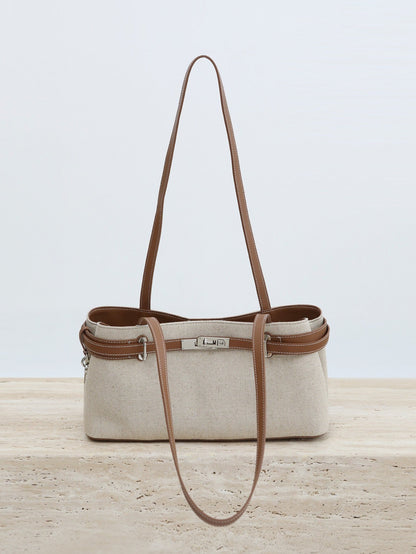 Linen Canvas and Full-Grain Leather | Dune