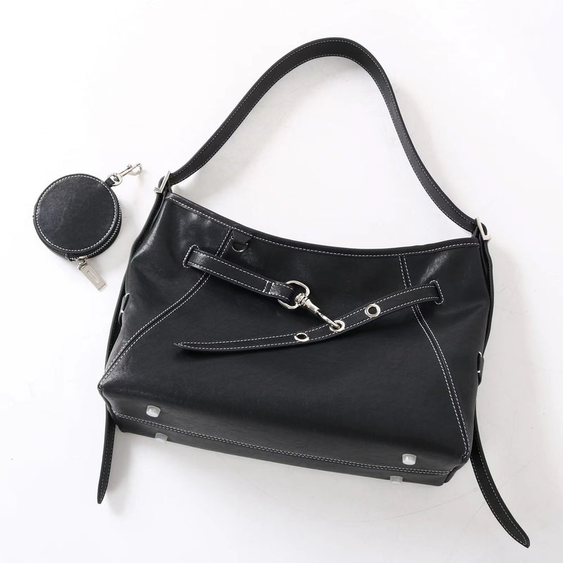 Top-Grain Leather Bag | Hobo 3#