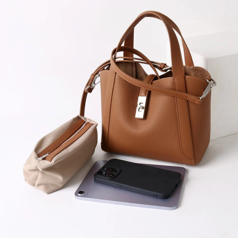 Full-Grain Leather Bag | Flexa