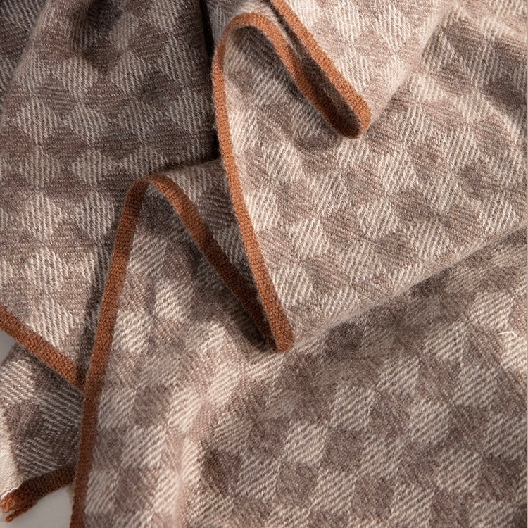 Cashmere scarf | Chessboard Queen