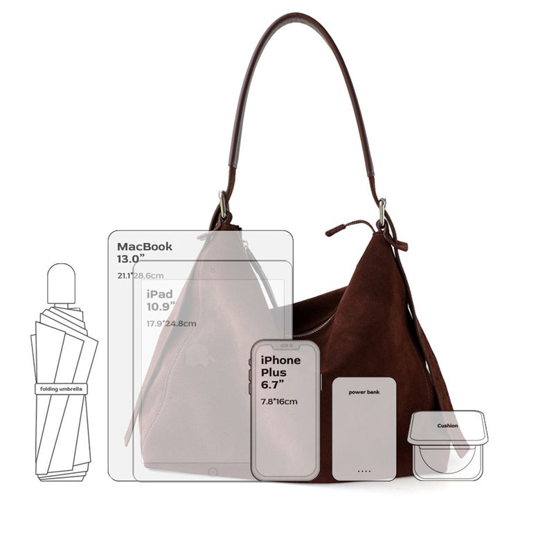 Nubuck leather bag | Velin