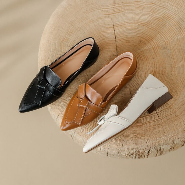 Leather shoes | Butterfly orchid