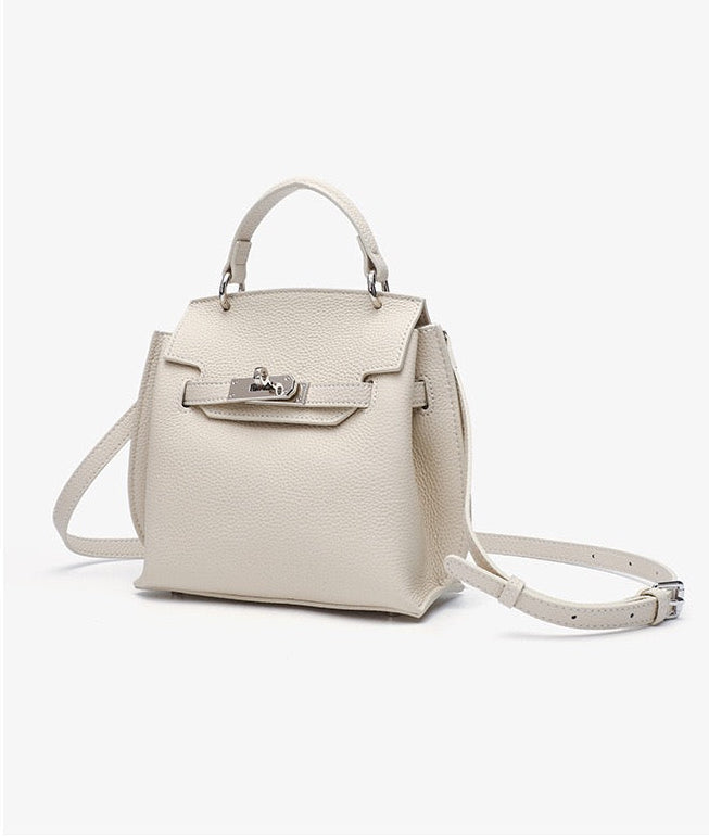 Full-Grain Leather  bag | First record-mini