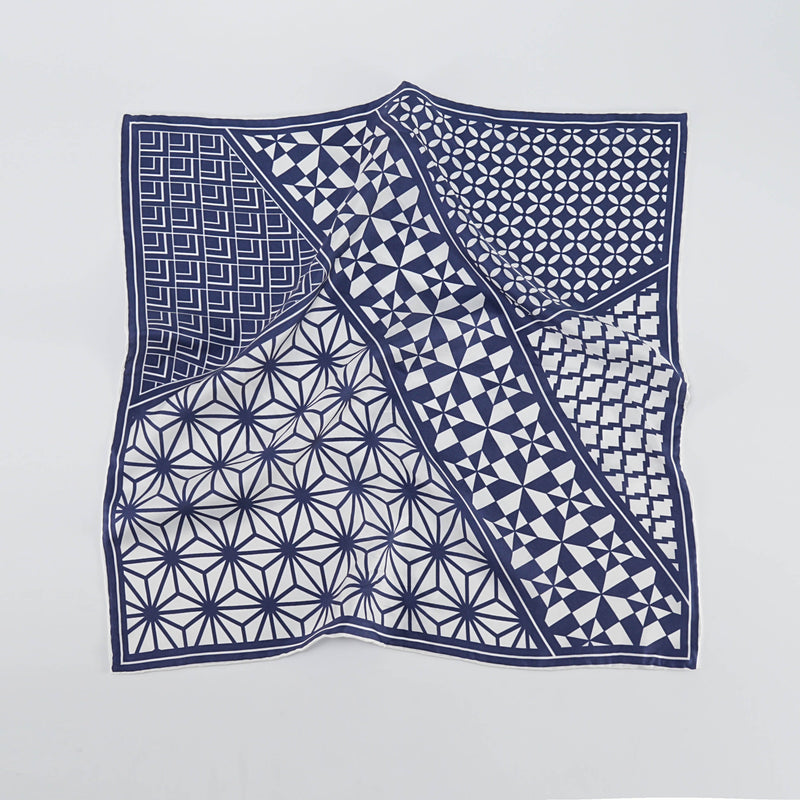 Twill Silk scarf | Sky blue