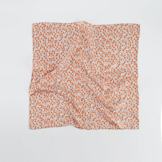 Orange |  Silk Twill Scarf
