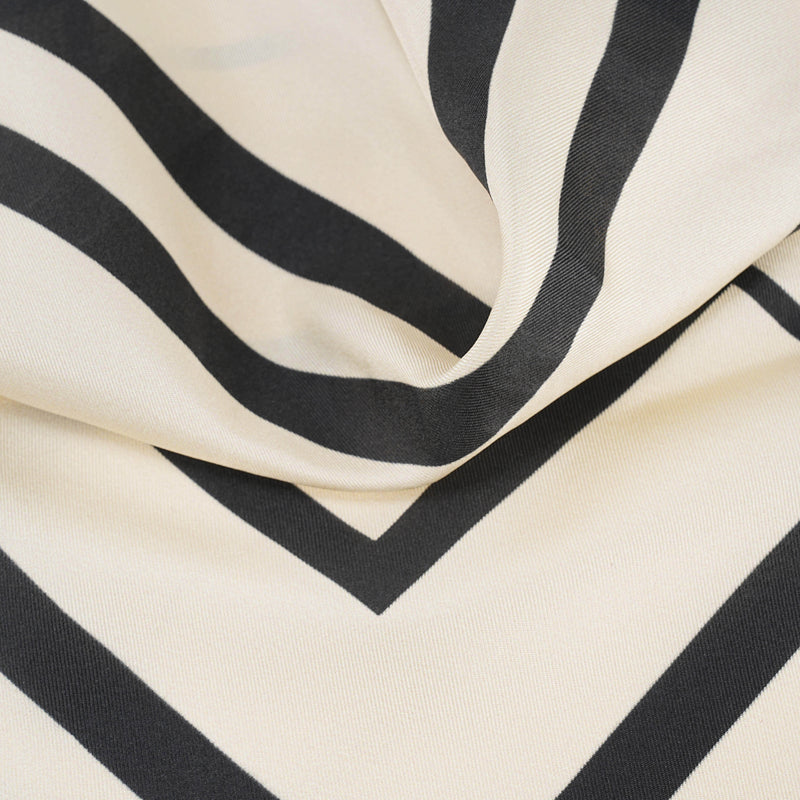 Exclusive design twill silk scarf | Logical thinking