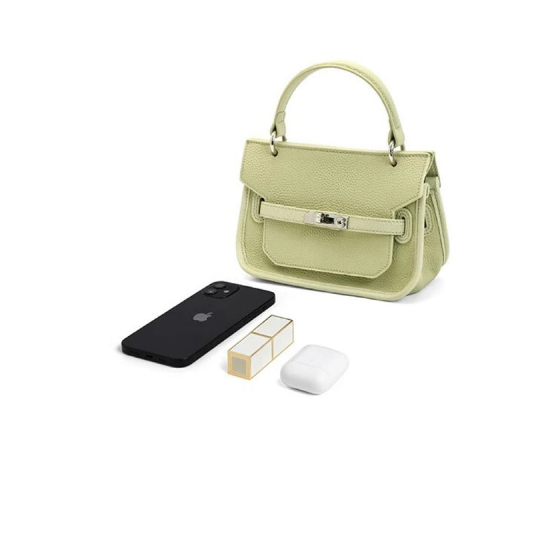 Full-Grain Leather mini bag | Ice cream