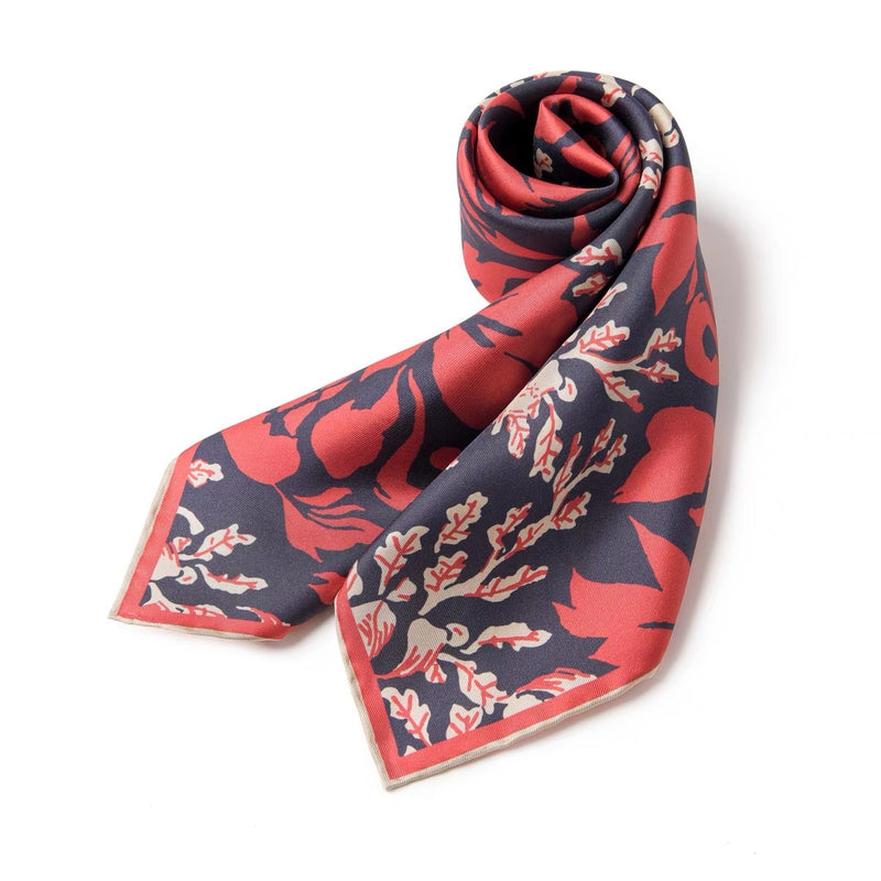 Twill Silk scarf | The Red and the Black