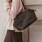 Full-Grain Leather Bag | Soft Square Tote