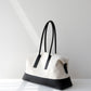 Canvas and Full-grain leather Tote |  Open Road