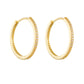 925 Sterling Silver earrings |  18K gold plated | Solar ring