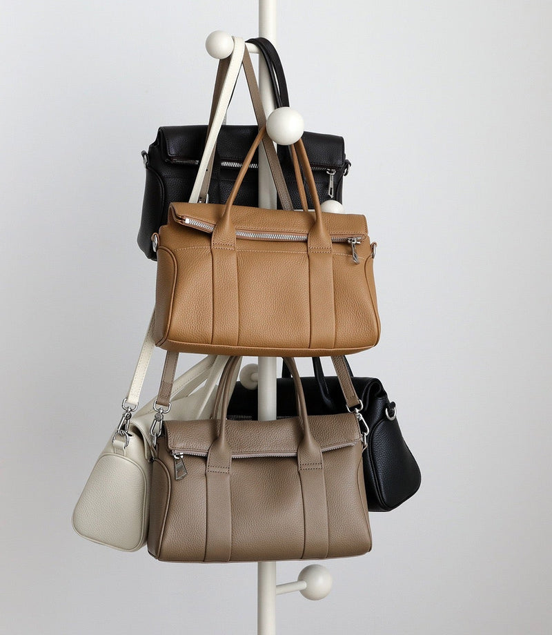 Full-Grain Leather Bag |  Togo Leather  | The Mercer