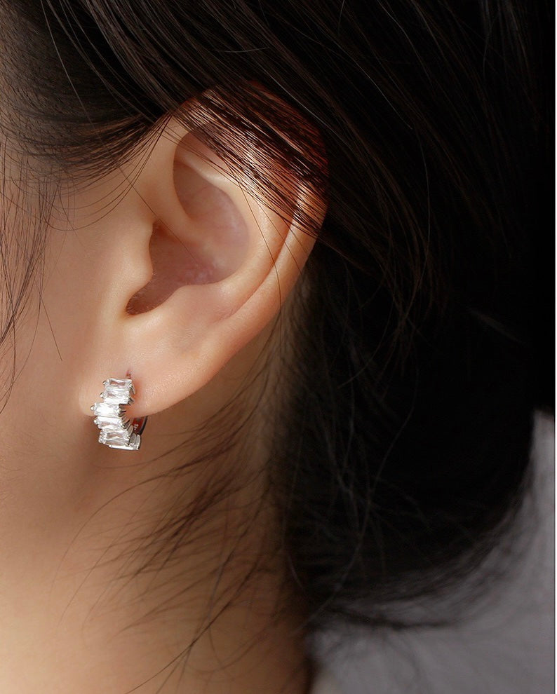 925 sterling silver earrings | 18K gold plated | Astral