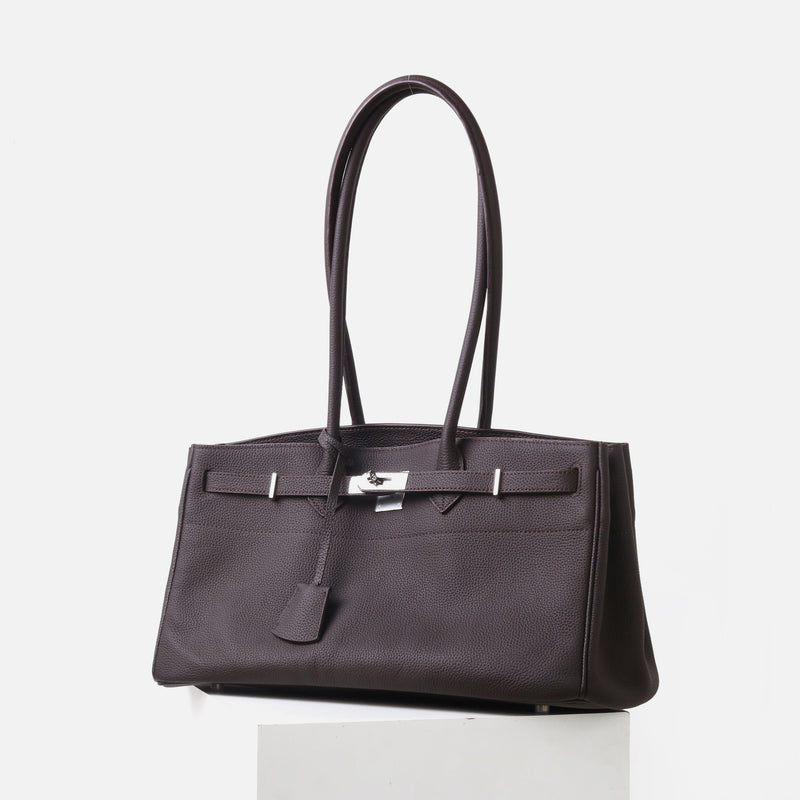 Forever classic 3# | Leather tote for Work |  Full-Grain Leather Bag