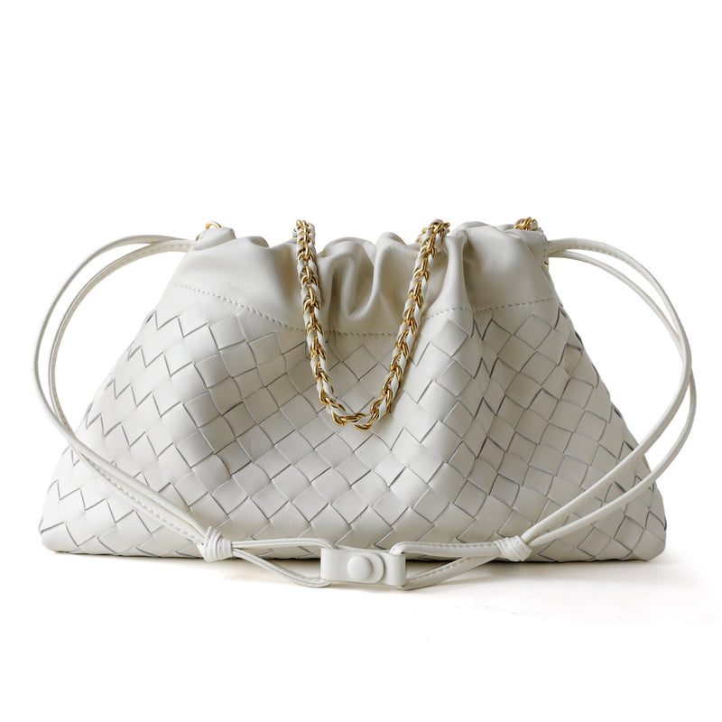Full-Grain Leather & Lambskin Bag |  Chain bag | Woven bag  | Liora