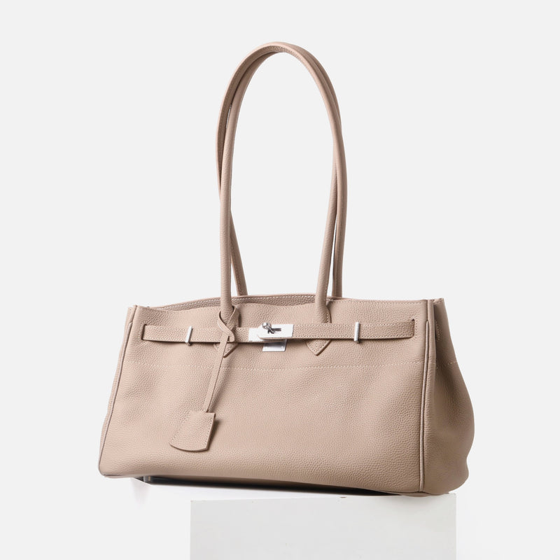 Forever classic 3# | Leather tote for Work |  Full-Grain Leather Bag