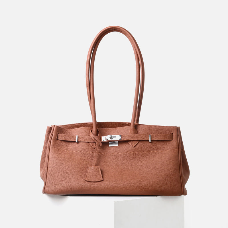 Forever classic 3# | Leather tote for Work |  Full-Grain Leather Bag