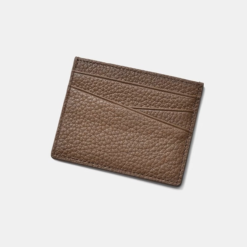 Genuine leather card pocket