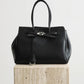 Split cowhide leather commuter tote bag | briefcase 5#