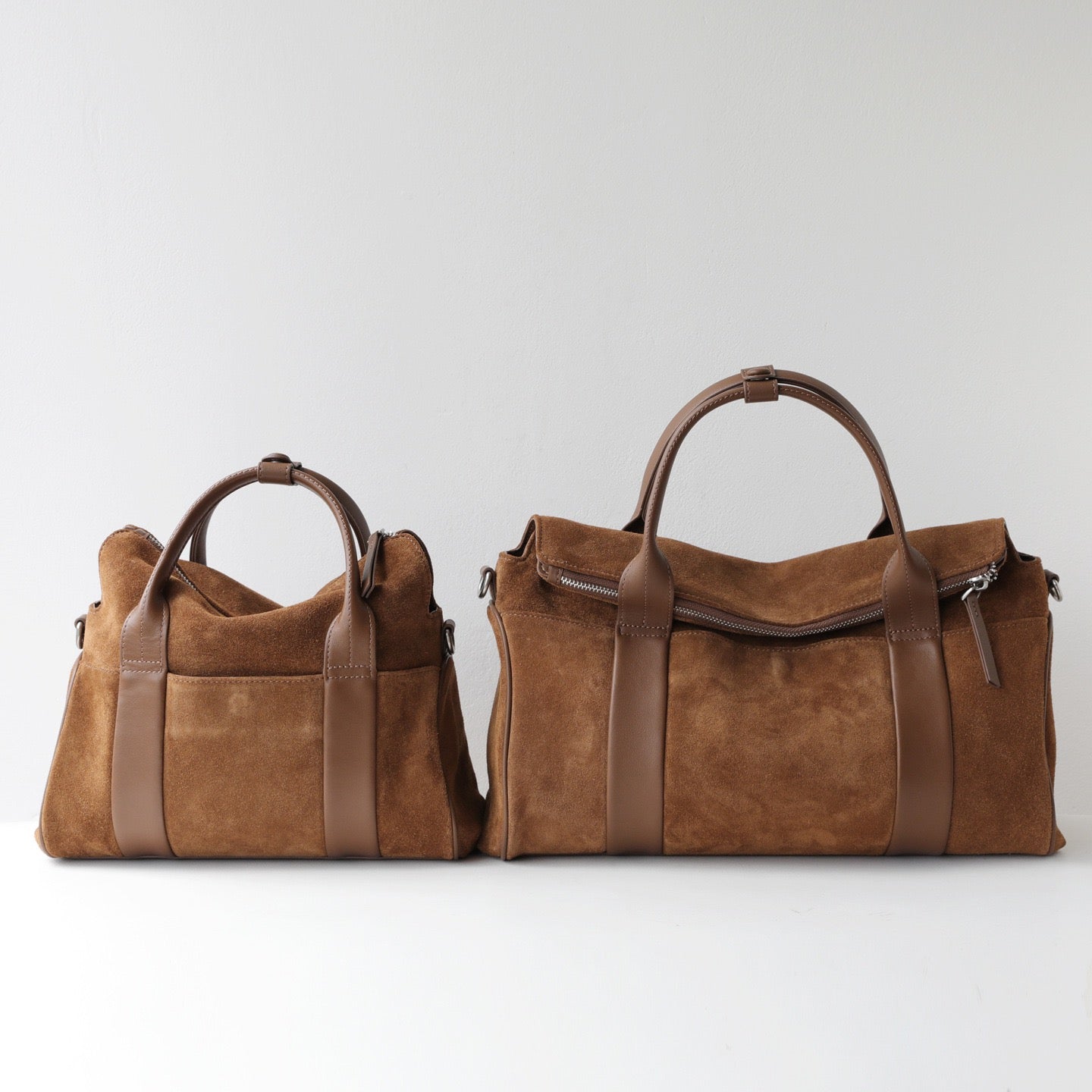 The Sawyer｜Suede bag  | Full-Grain Leather Bag