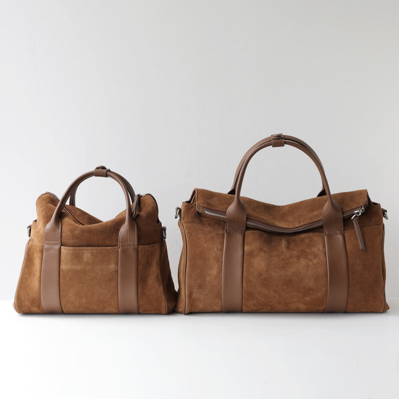 The Sawyer｜Suede bag  | Full-Grain Leather Bag