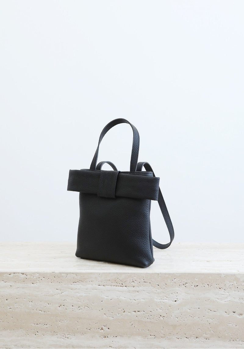 Full-Grain Leather Bag |  Bow Crossbody Bag | Roselle