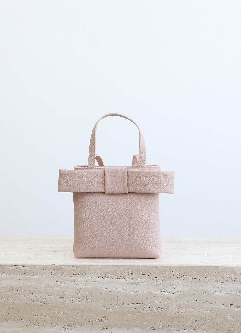 Full-Grain Leather Bag |  Bow Crossbody Bag | Roselle