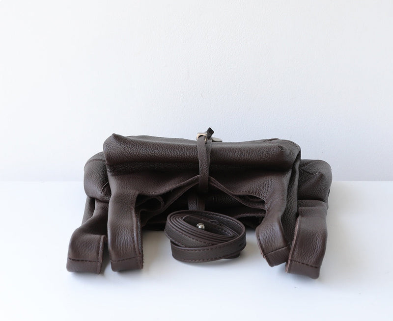Full-Grain Lamb Leather Bag | Luna Ring
