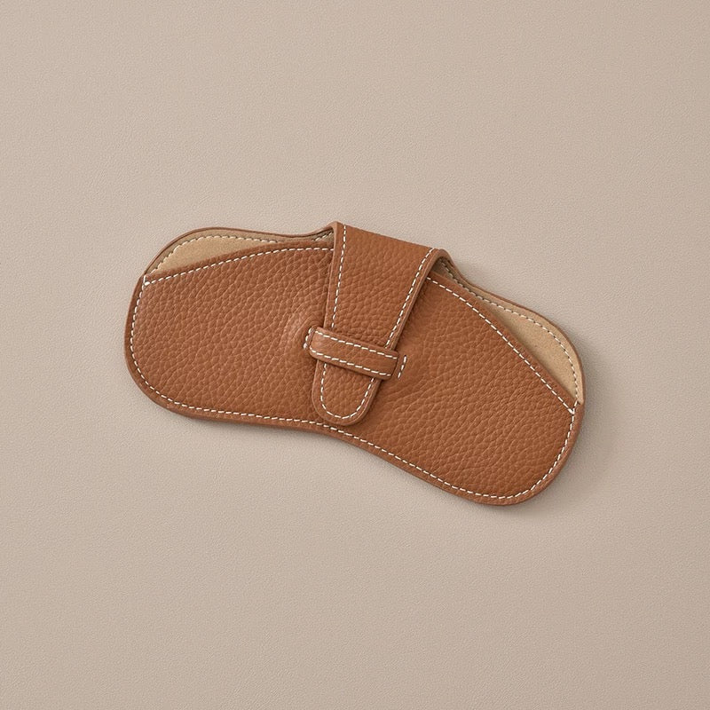 Full-Grain leather Glasses case