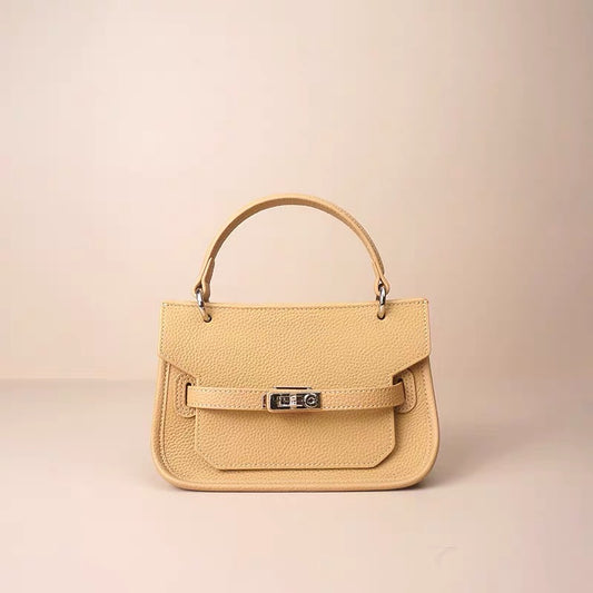 Full-Grain Leather mini bag | Ice cream