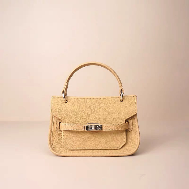 Full-Grain Leather mini bag | Ice cream