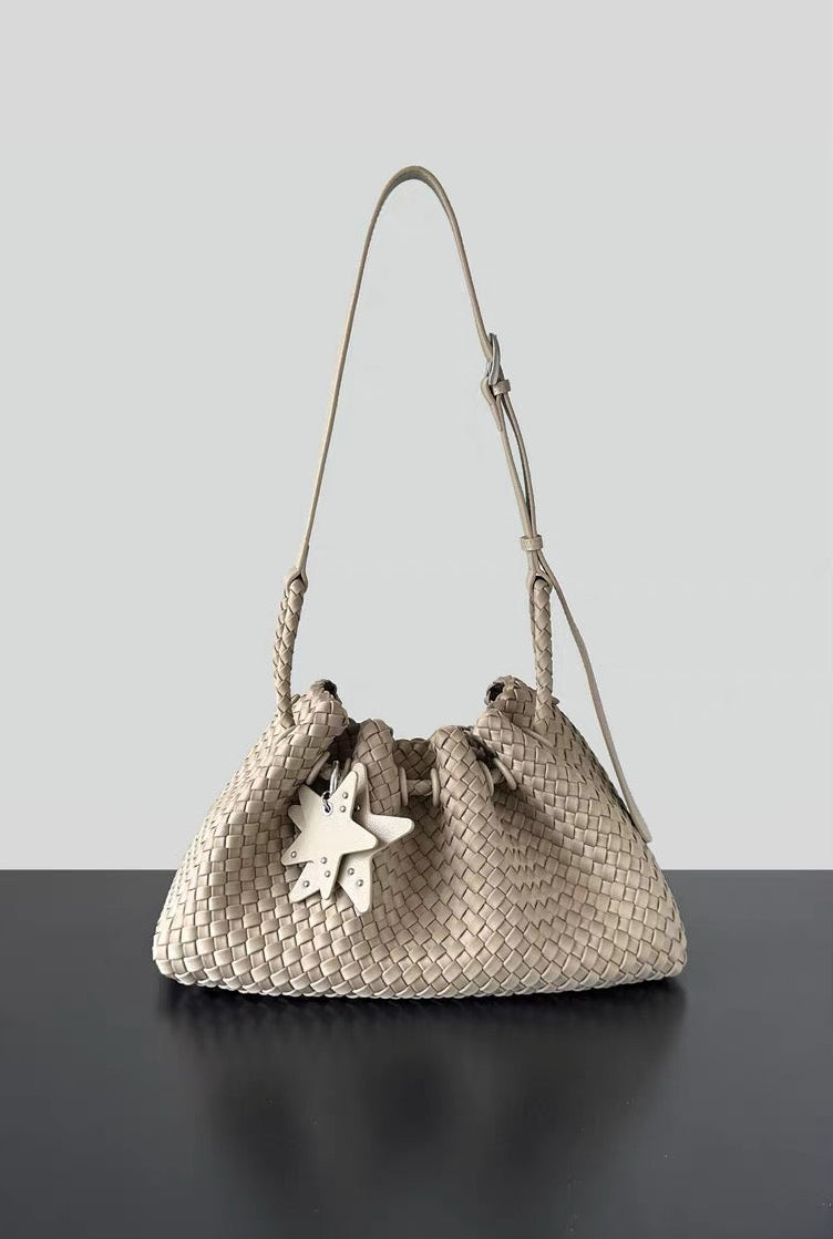 Full-Grain Leather and Satin-Finish Woven Nylon | Hira Air Bag