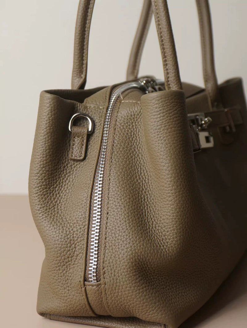Full-Grain Leather Bag |  The Harper
