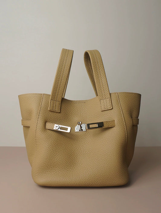 Full-Grain Leather Bag| Cera Small Tote