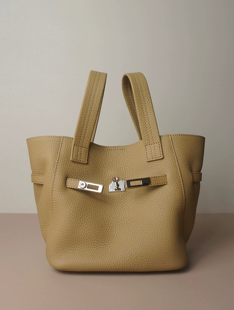 Full-Grain Leather Bag| Cera Small Tote