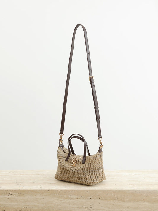 Flyknit Fabric and Full-Grain Leather Mini Bag | Breeze