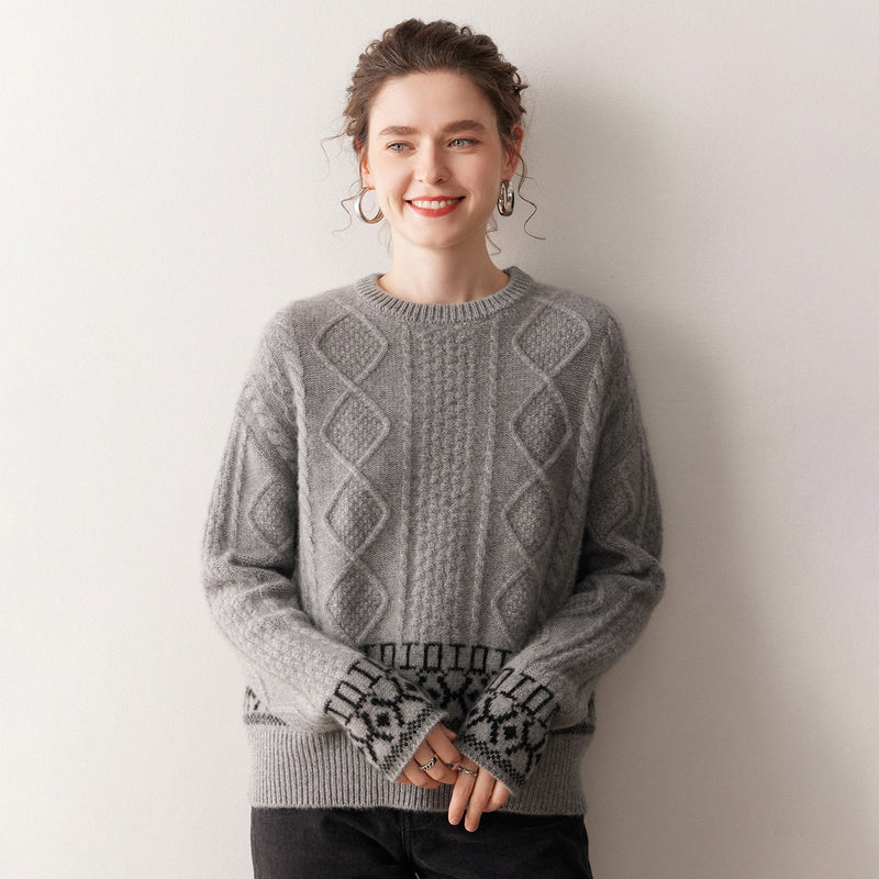 Cable-Knit Cashmere Sweater | Clara