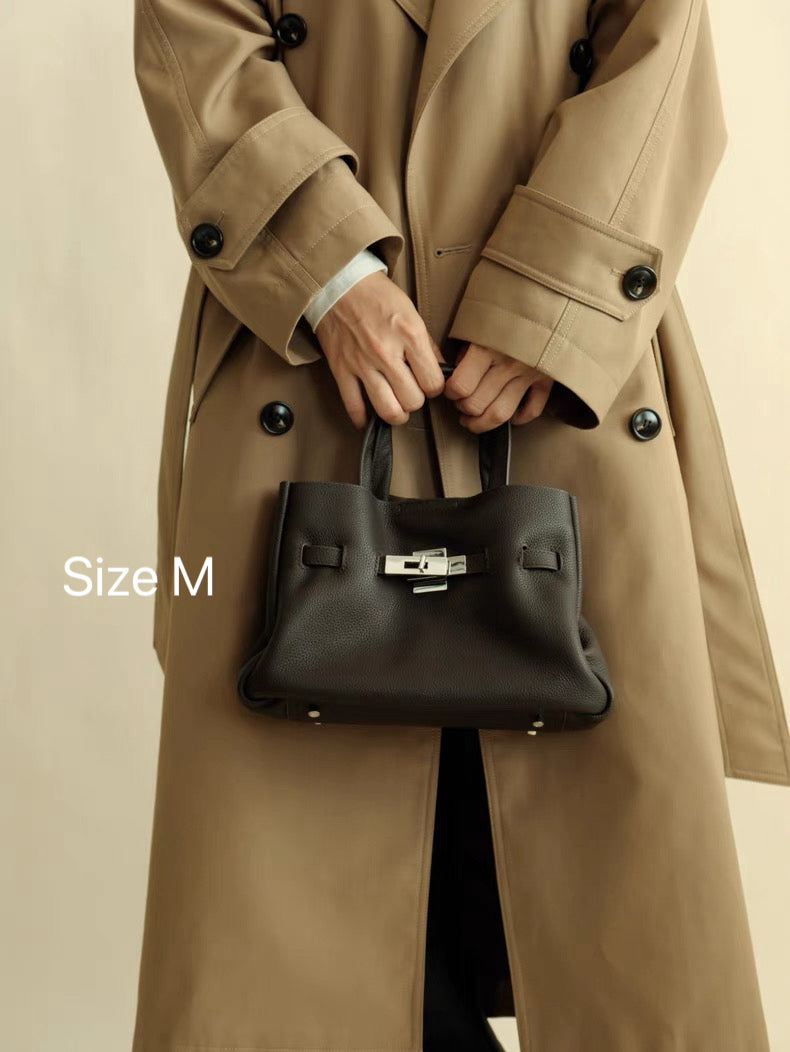 Full-Grain Leather Bag | Clouds