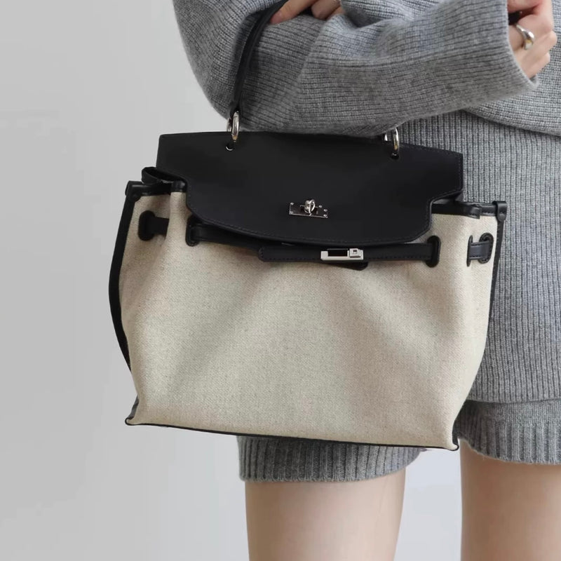 Linen canvas and Cowhide leather | Everyday carry