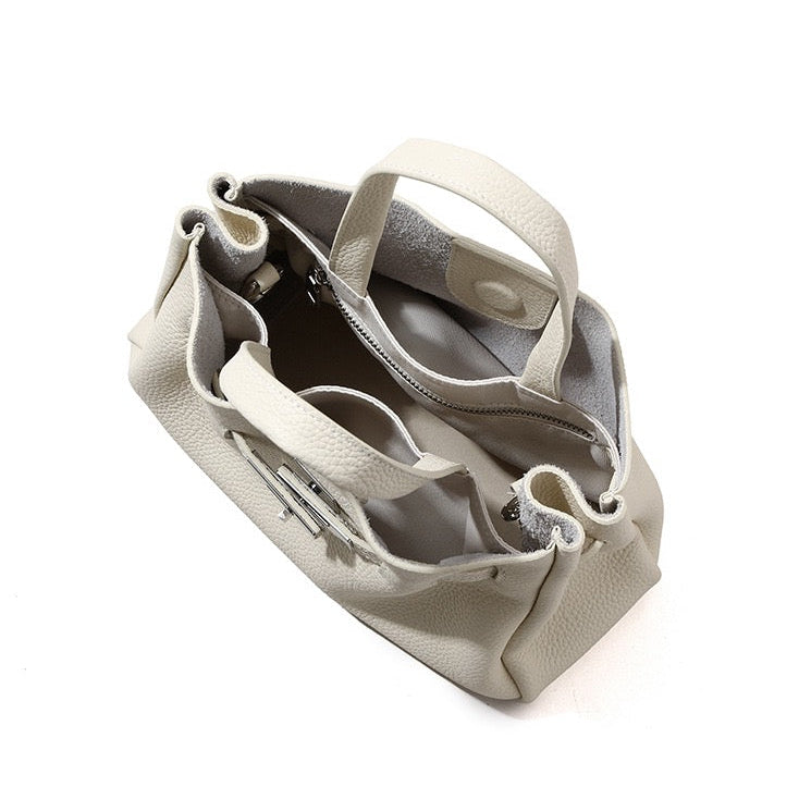 Full-Grain Leather Bag | Clouds