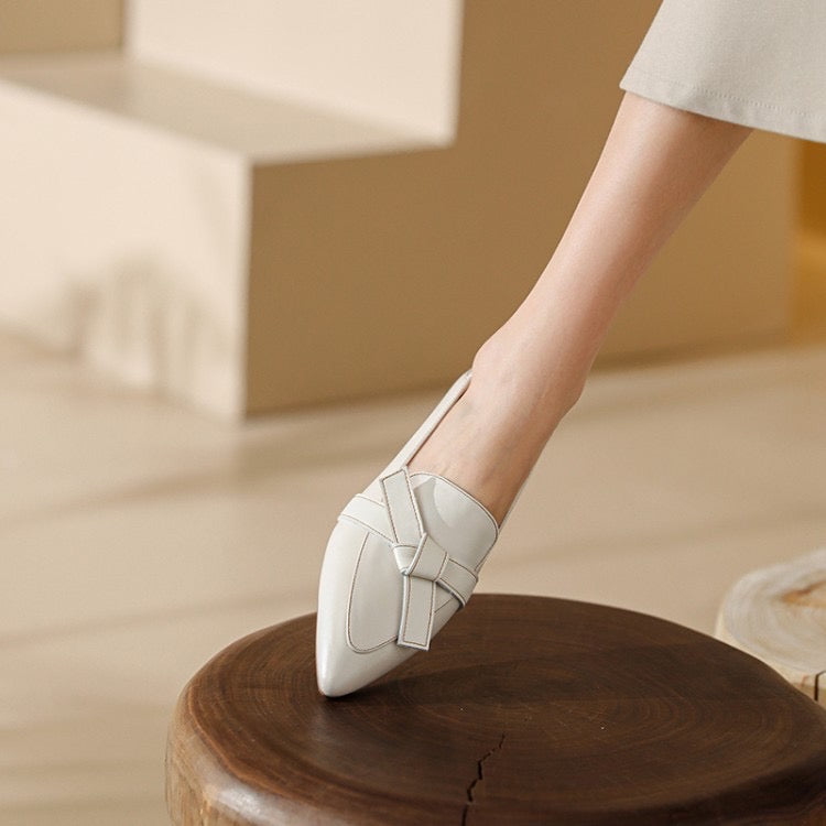 Leather shoes | Butterfly orchid