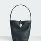 Full-Grain Leather Bag | Noir