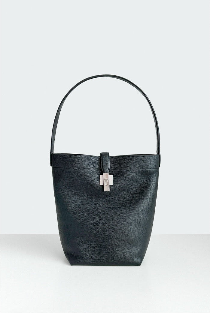 Full-Grain Leather Bag | Noir