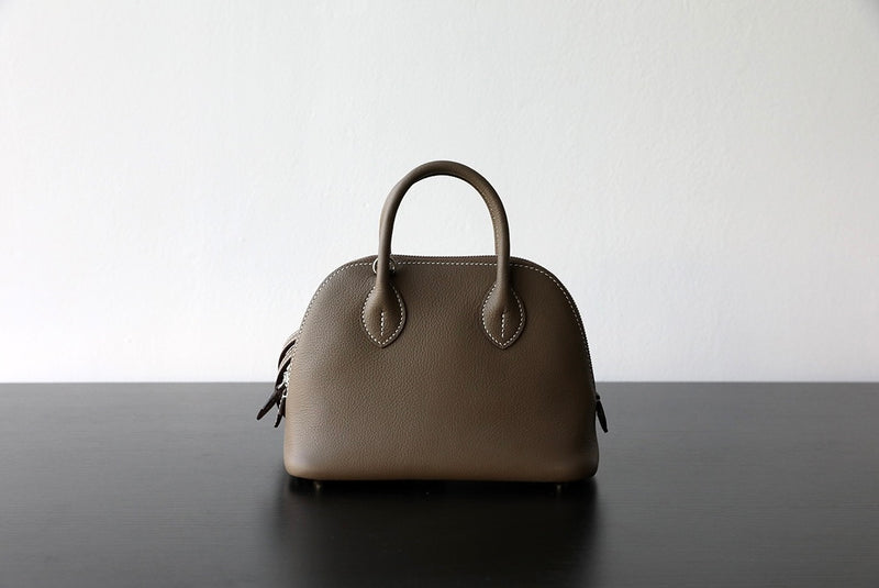 Full-Grain Leather bag | Sea shell