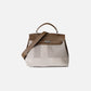 Full-Grain Leather and Canvas bag |  Canvas first