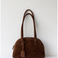 Nubuck Leather Bag | Luna Shell