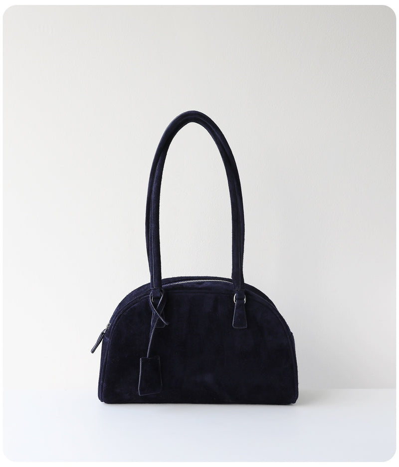 Nubuck Leather Bag | Luna Shell