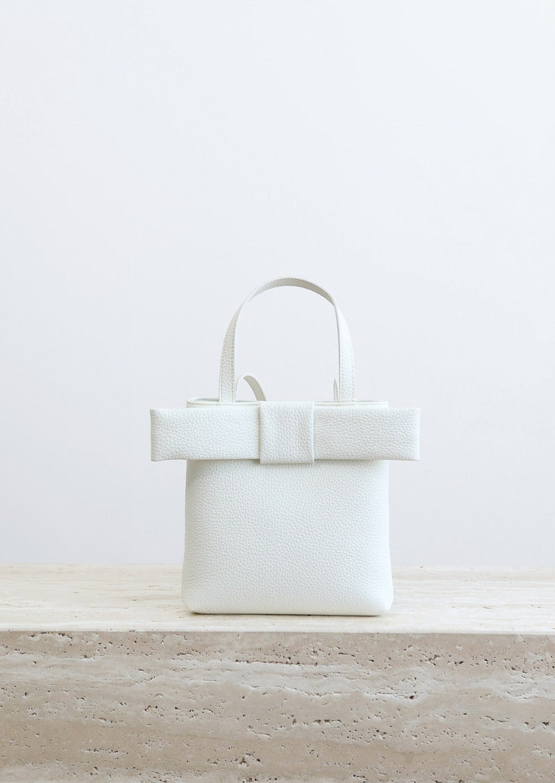 Full-Grain Leather Bag |  Bow Crossbody Bag | Roselle