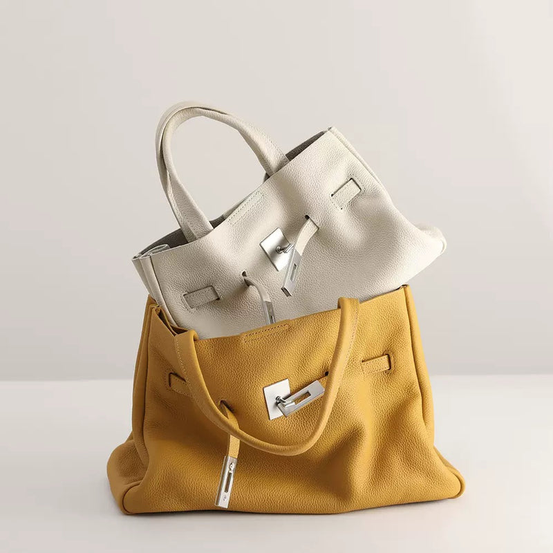 Full-Grain Leather Bag | Clouds