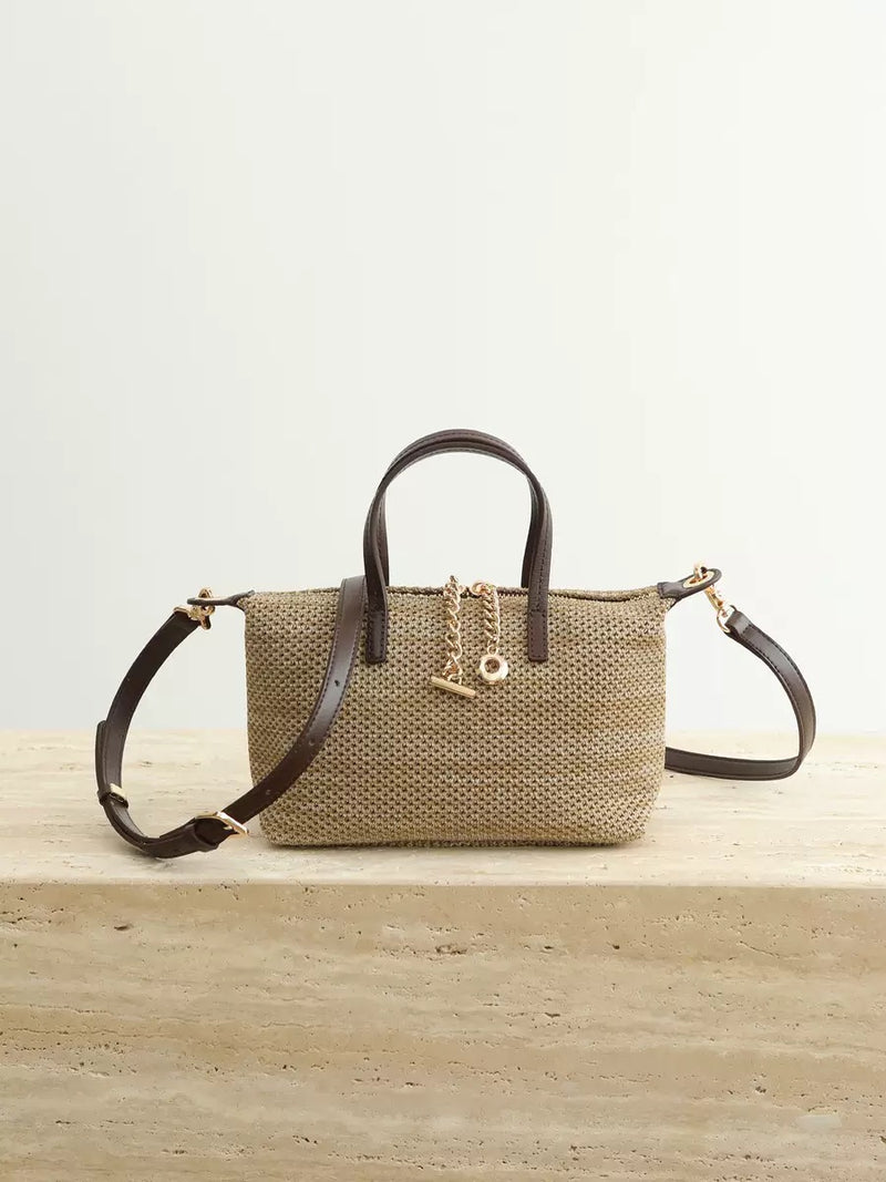 Flyknit Fabric and Full-Grain Leather Mini Bag | Breeze